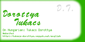 dorottya tukacs business card